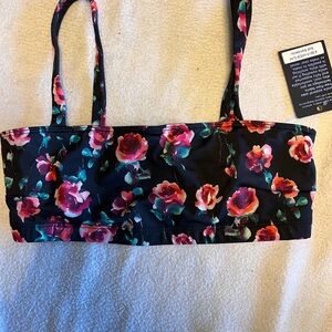 Onzie Rose printed bandeau top, new with tags!